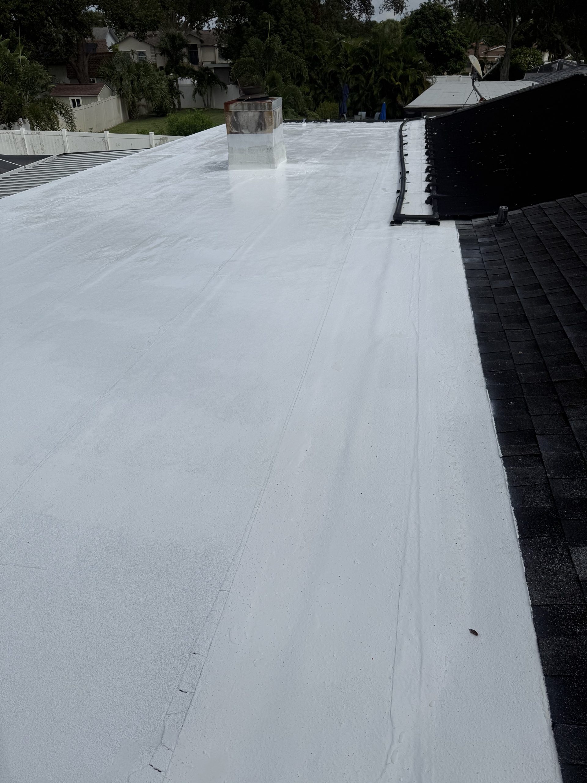 Roof sealing and coating service by Bay to Bay Exterior Cleaners Tampa Bay