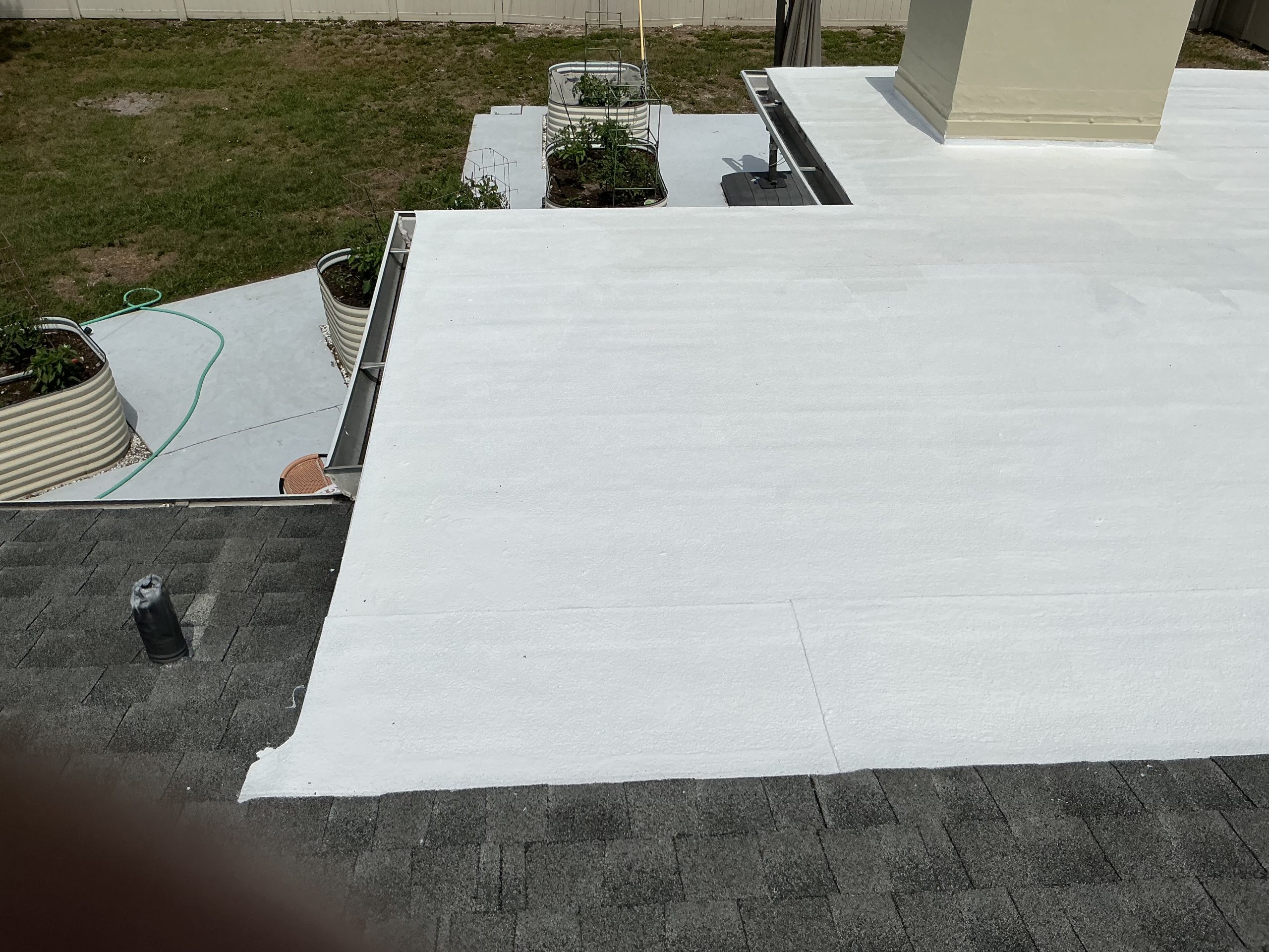Roof sealer application Bay to Bay Exterior Cleaners